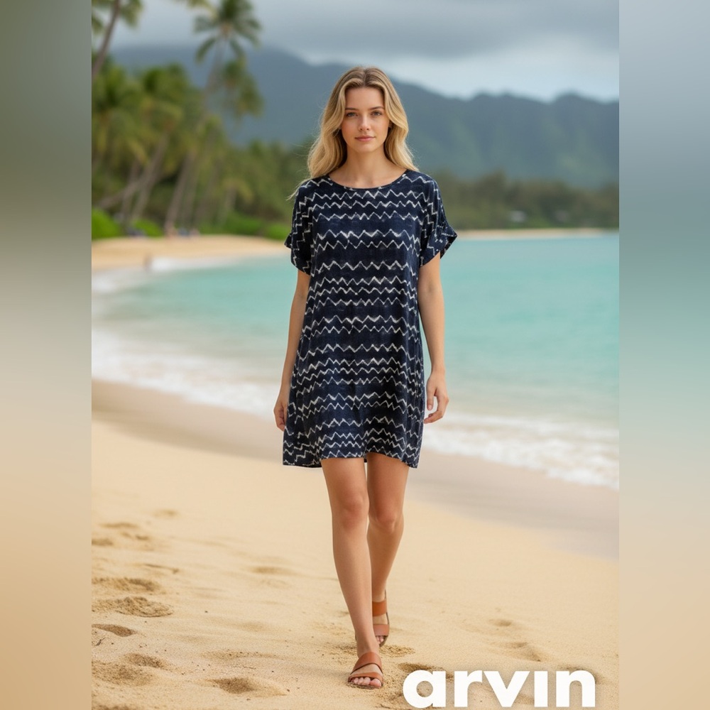 Old Navy Blue/White Dress